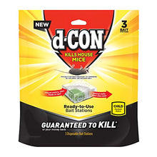 Load image into Gallery viewer, D-Con Indoor Disposable Mouse Poison Bait Station (3 Count)