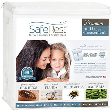 SafeRest Bed Bug Mattress Encasement (Queen, 9