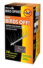 Load image into Gallery viewer, Bird-X Stainless Steel Bird Spikes Kit, Covers 10 feet