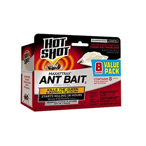 Hot Shot MaxAttrax Ant Bait (8 Bait Stations)