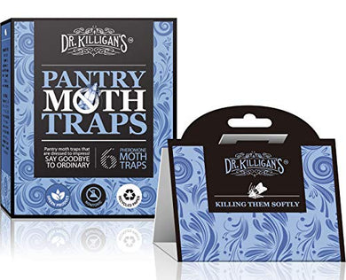 Dr. Killigan's Premium Pantry Moth Traps with Pheromone Attractant (6, Blue)