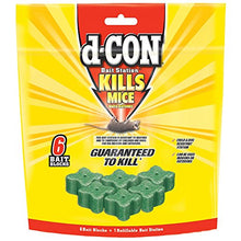 Load image into Gallery viewer, D-CON Refillable Corner Fit Mouse Poison Bait Station (1 Trap + 6 Bait Refills)