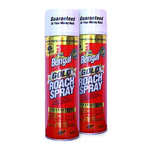 Bengal Gold Roach Killer Contact Spray (2 Cans)
