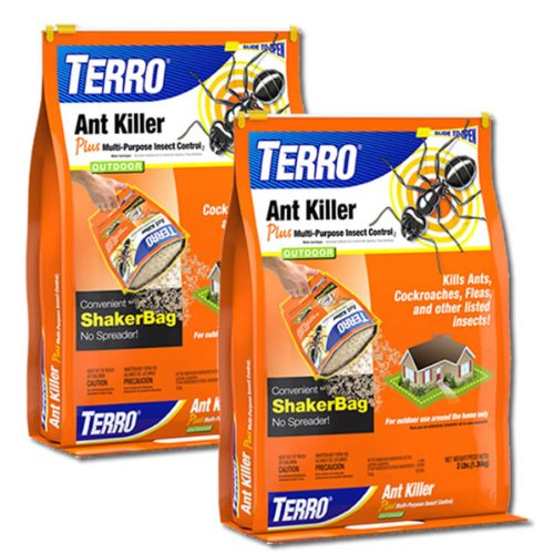 TERRO Granular Ant Killer Plus Insecticide (Two 3 Lb. Bags)
