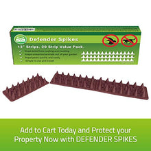 Load image into Gallery viewer, Defender Spikes Outdoor Fence Cat Repellent (20 Pack / 20 Ft)