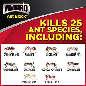 AMDRO Ant Block Home Perimeter Ant Bait Granules - Outdoor Ant Killer - 12 oz