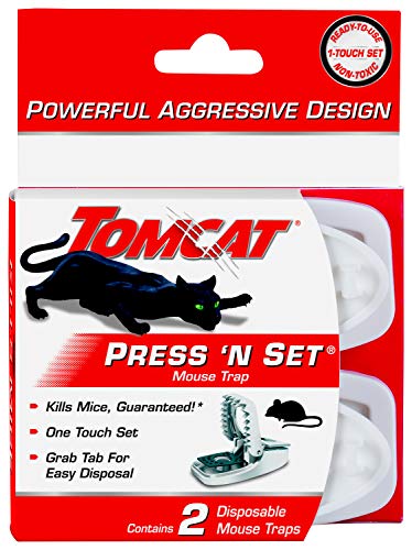 Tomcat Press 'N Set Mouse Snap Trap (2 Pack)