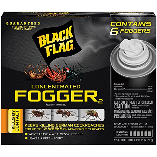 Black Flag Concentrated Fogger (1.5 oz Cans, 6 Pack)