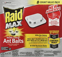 Load image into Gallery viewer, Raid Max Double Control Ant Baits (8 ct)