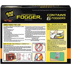 Black Flag Concentrated Fogger (1.5 oz Cans, 6 Pack)