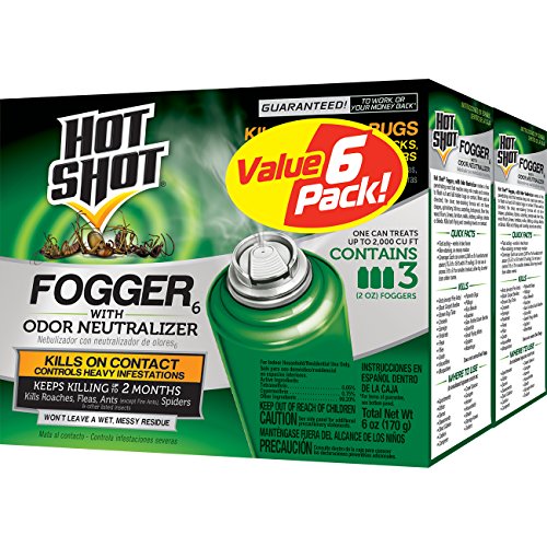 Hot Shot Fogger 6 With Odor Neutralizer, 3/2-Ounce, 2-Pack