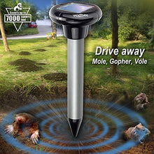 Load image into Gallery viewer, Vekibee Sonic Ultrasound Mole, Gopher, &amp; Rodent Repellent, Solar Powered (6 Pack)