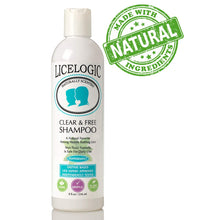 Load image into Gallery viewer, LiceLogic Natural Head Lice Shampoo and Treatment - Non Toxic Formula Kills Super Lice, Nits, and Eggs with No Harsh Chemicals, 8 oz