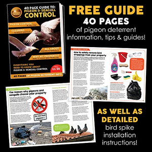 Defender Plastic Bird Control Spikes Kit (20 Ft)