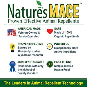 Nature's Mace Deer and Rabbit Repellent, 40oz Ready-to-Use Spray Bottle PLUS 40oz Concentrate