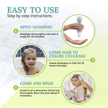 Load image into Gallery viewer, LiceLogic Natural Head Lice Shampoo and Treatment - Non Toxic Formula Kills Super Lice, Nits, and Eggs with No Harsh Chemicals, 8 oz