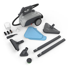 Load image into Gallery viewer, Pure Enrichment PureClean XL Rolling Steam Cleaner - 1500-Watt Multi-Purpose Household Steam Cleaning System - 18 Accessories for Deep Cleaning Floors, Windows, BBQ Grills, Ovens, Vehicles and More